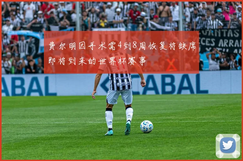 费尔明因手术需4到8周恢复将缺席即将到来的世界杯赛事